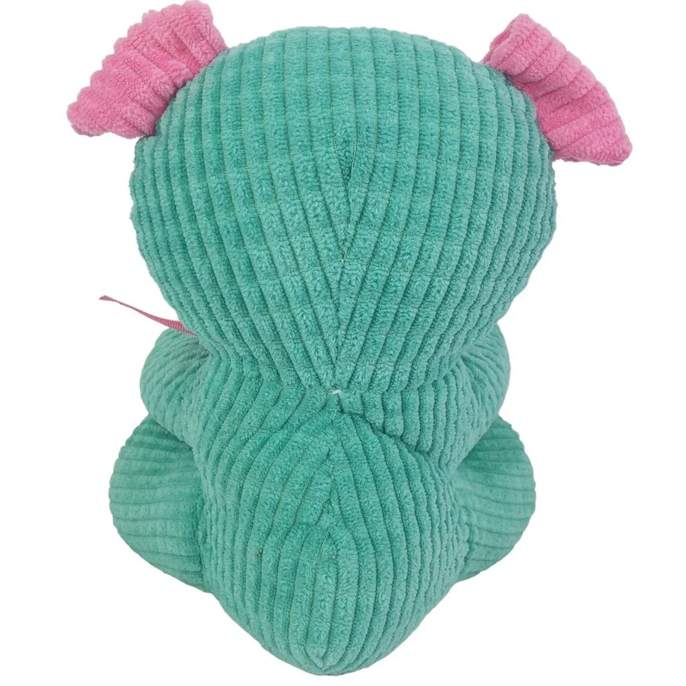 Hug&Luv Dog Puppy Plush Toy Animal Green Pink 9‎ In